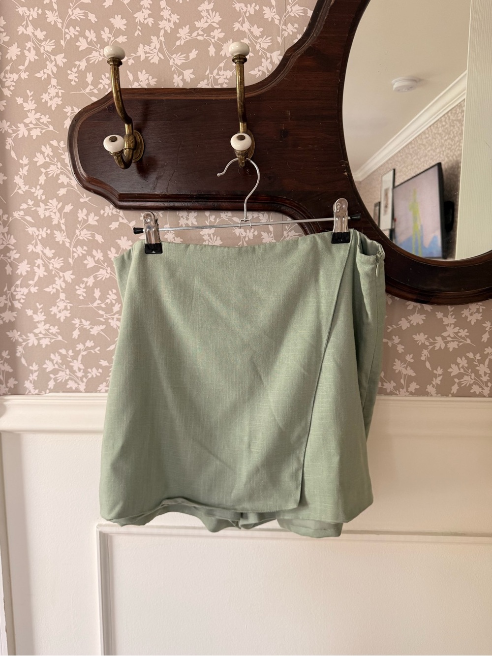 Sage Wrap over skort